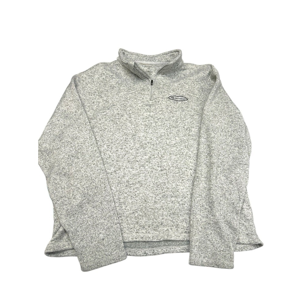 Realtree Pullover Quarter Zip Fleece Sweater Sweatshirt Men's Size 2XL‎ See Pics